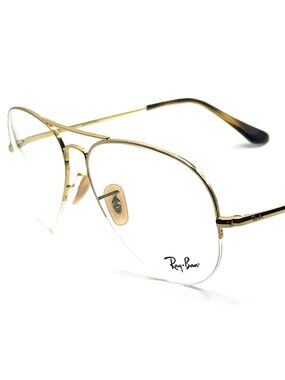 NEW RAY BAN RB 6589 2500 Gold Unisex Eyeglasses 59mm 15 140